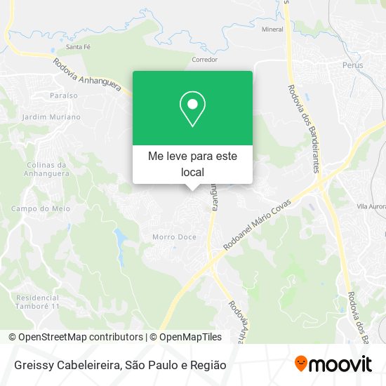 Greissy Cabeleireira mapa