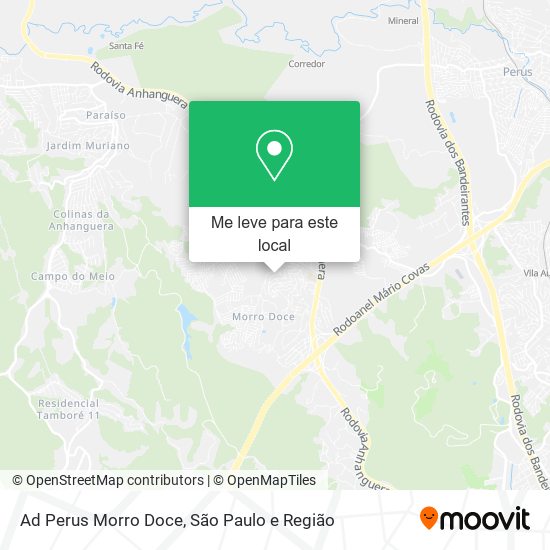 Ad Perus Morro Doce mapa