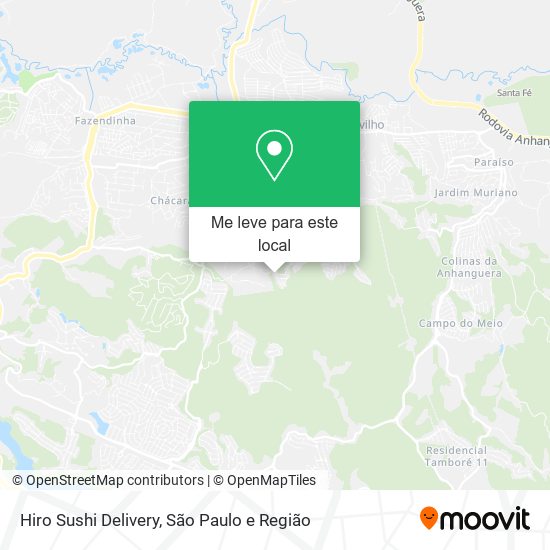 Hiro Sushi Delivery mapa