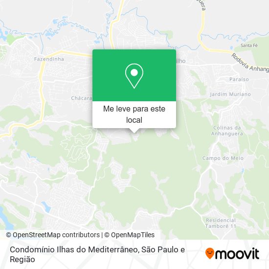 Condomínio Ilhas do Mediterrâneo mapa