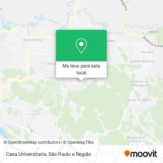 Casa Universitaria mapa