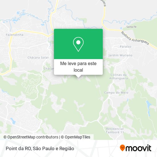 Point da RO mapa