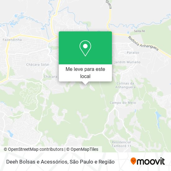 Deeh Bolsas e Acessórios mapa