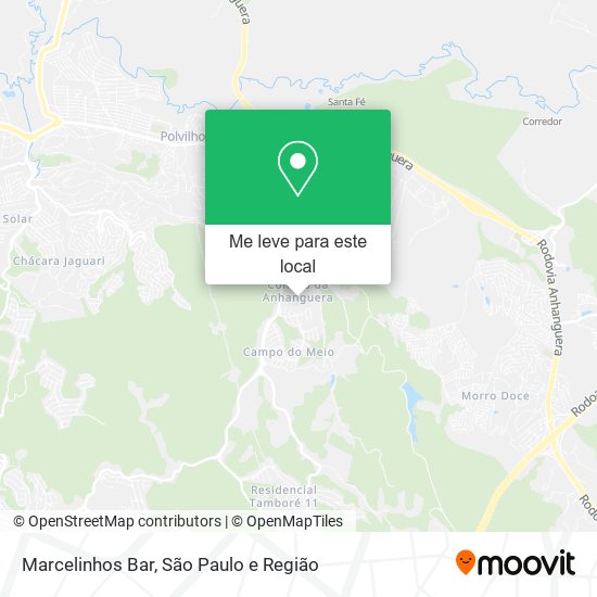 Marcelinhos Bar mapa