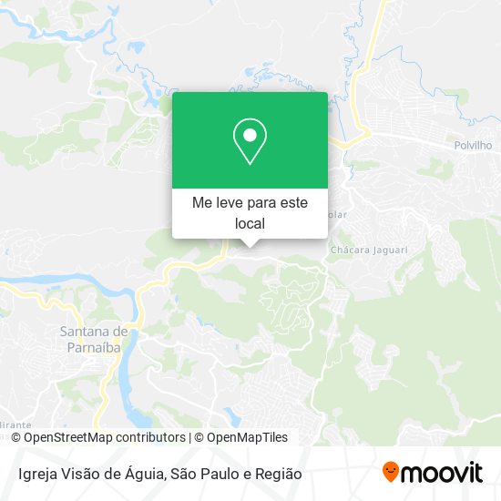 Igreja Visão de Águia mapa