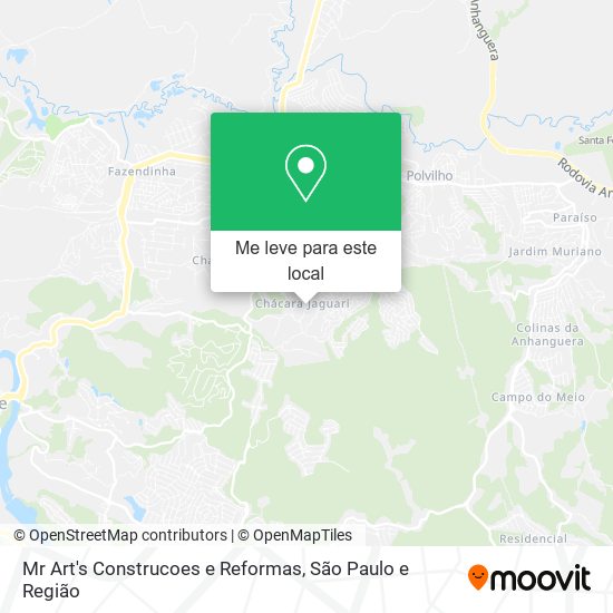 Mr Art's Construcoes e Reformas mapa