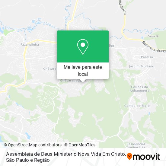 Assembleia de Deus Ministerio Nova Vida Em Cristo mapa