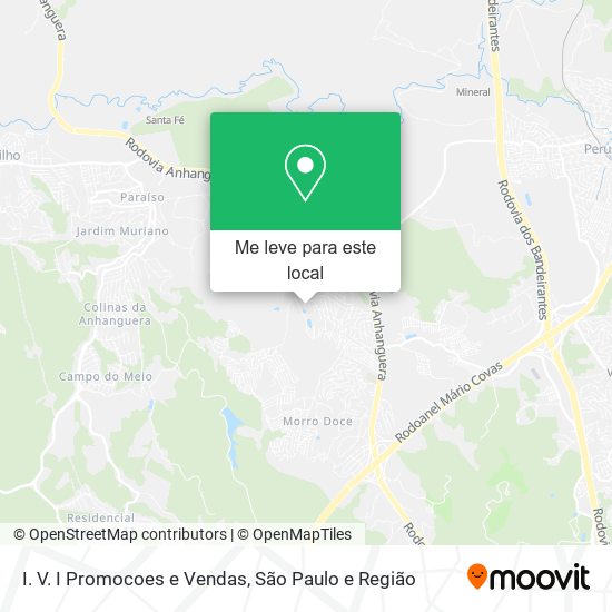I. V. I Promocoes e Vendas mapa