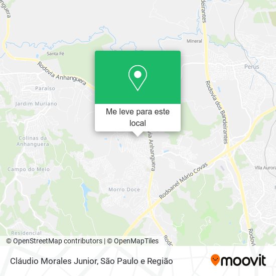 Cláudio Morales Junior mapa