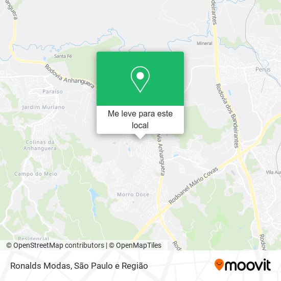 Ronalds Modas mapa