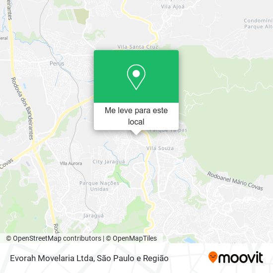 Evorah Movelaria Ltda mapa