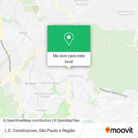 L.E. Construcoes mapa