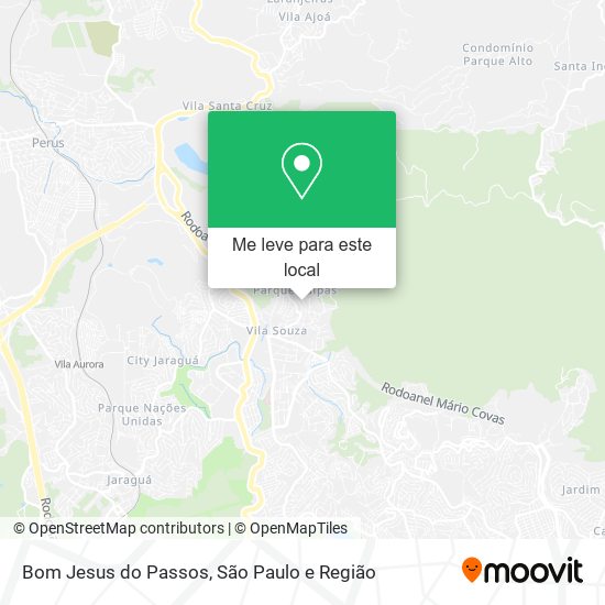 Bom Jesus do Passos mapa