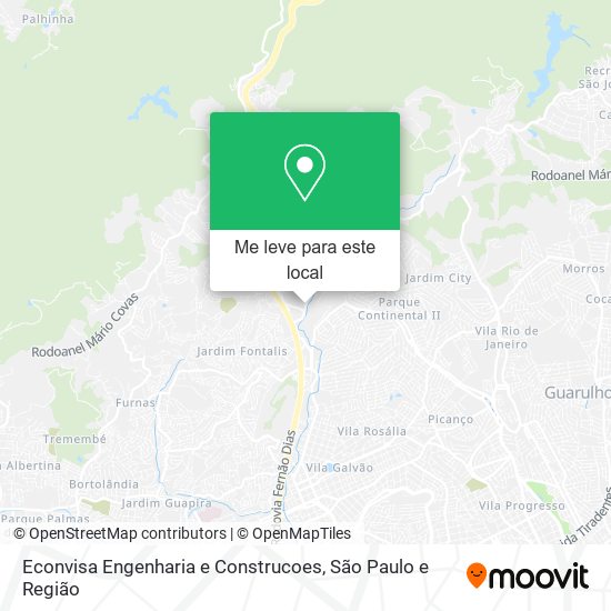 Econvisa Engenharia e Construcoes mapa