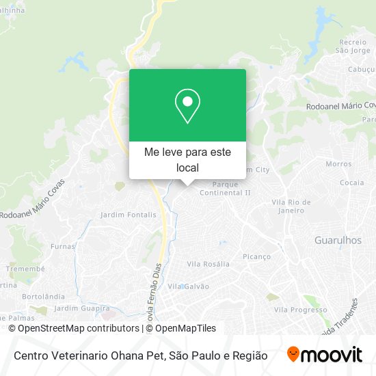 Centro Veterinario Ohana Pet mapa