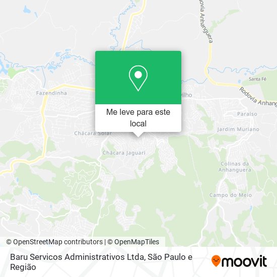 Baru Servicos Administrativos Ltda mapa