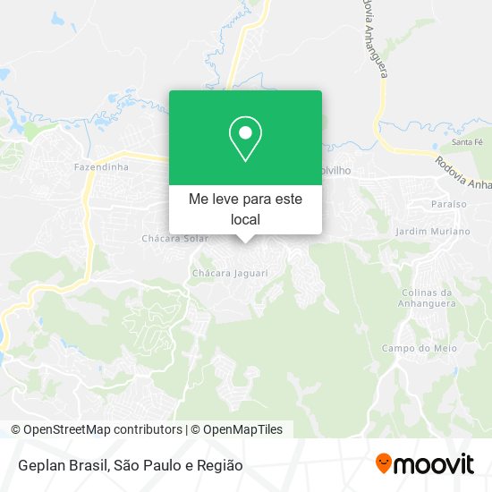 Geplan Brasil mapa