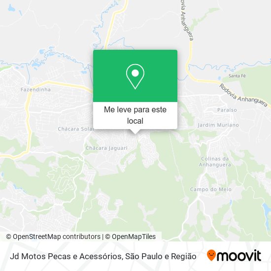 Jd Motos Pecas e Acessórios mapa