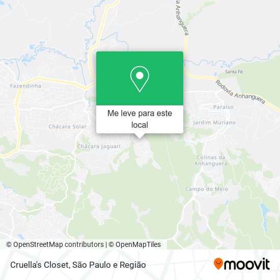 Cruella's Closet mapa