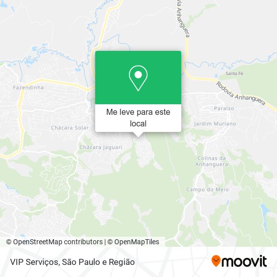 VIP Serviços mapa