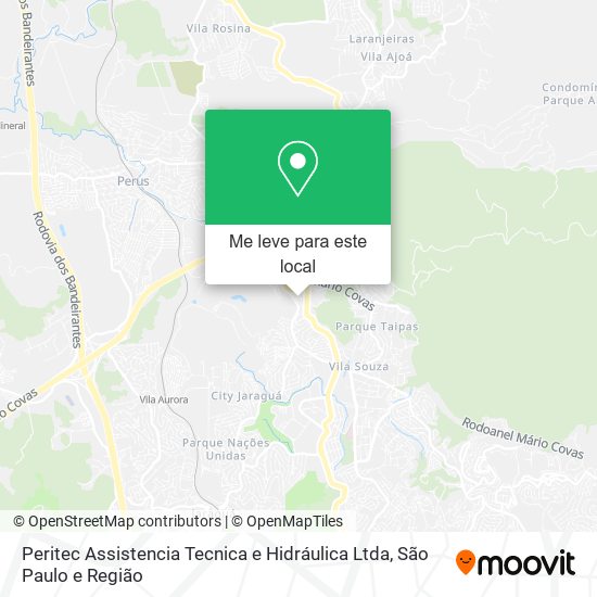 Peritec Assistencia Tecnica e Hidráulica Ltda mapa