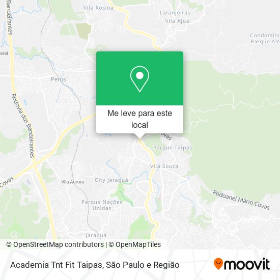 Academia Tnt Fit Taipas mapa