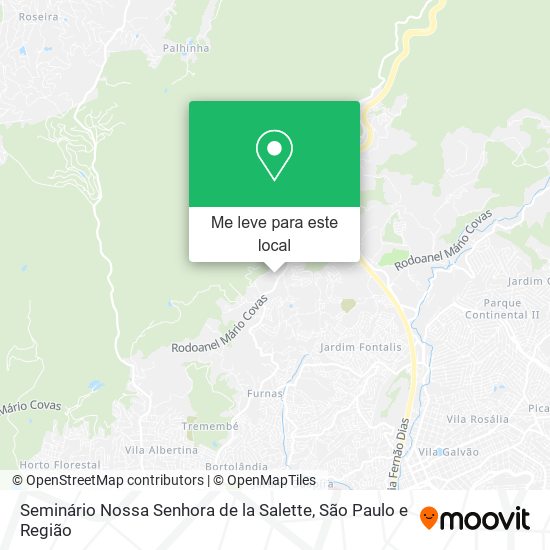 Seminário Nossa Senhora de la Salette mapa
