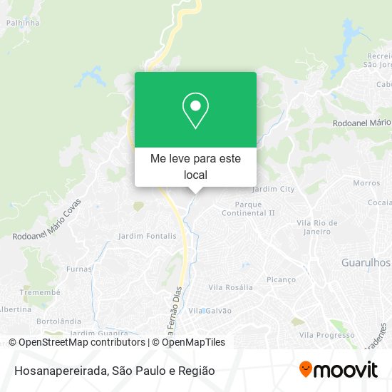 Hosanapereirada mapa