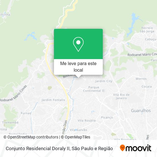 Conjunto Residencial Doraly II mapa
