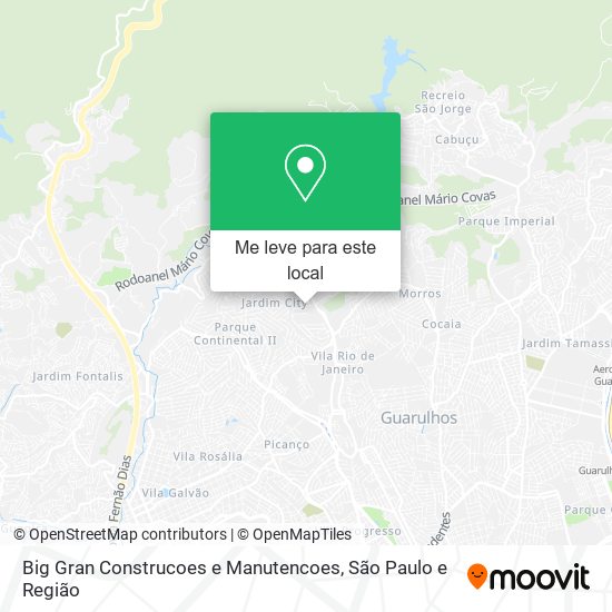 Big Gran Construcoes e Manutencoes mapa