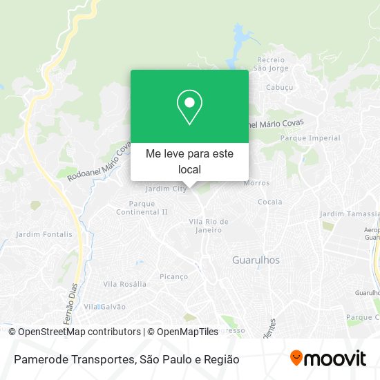 Pamerode Transportes mapa