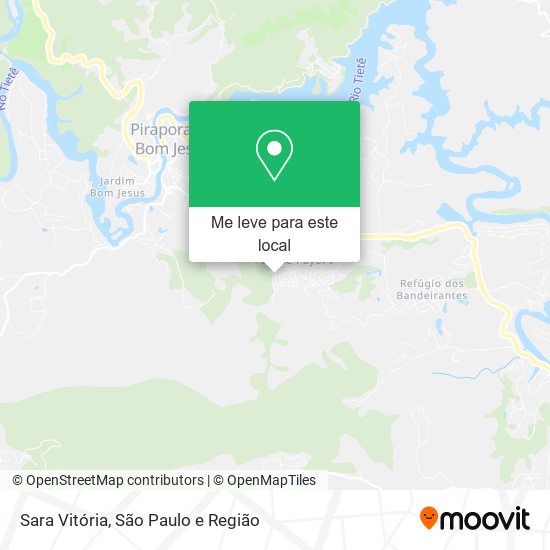 Sara Vitória mapa