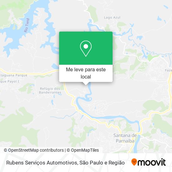 Rubens Serviços Automotivos mapa