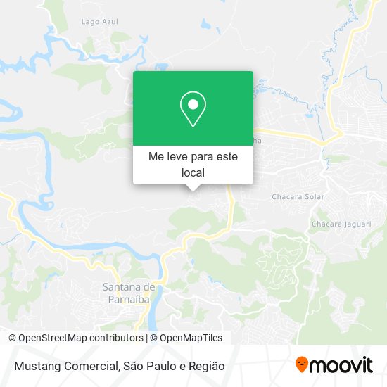 Mustang Comercial mapa