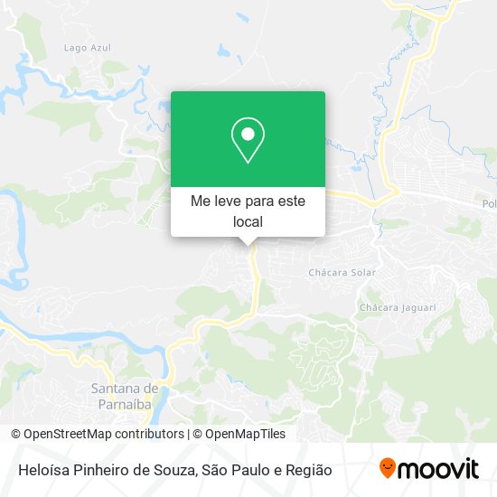 Heloísa Pinheiro de Souza mapa