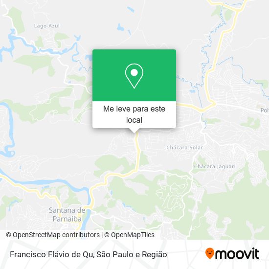 Francisco Flávio de Qu mapa