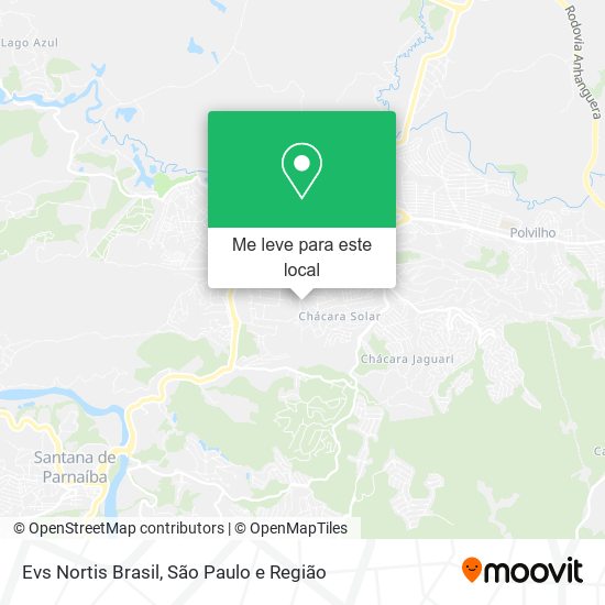 Evs Nortis Brasil mapa