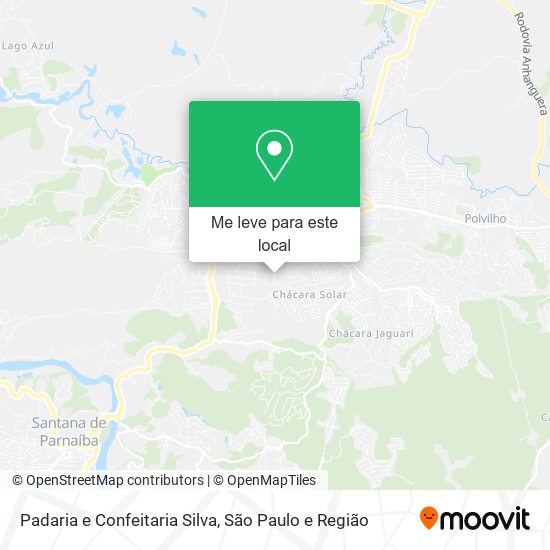 Padaria e Confeitaria Silva mapa