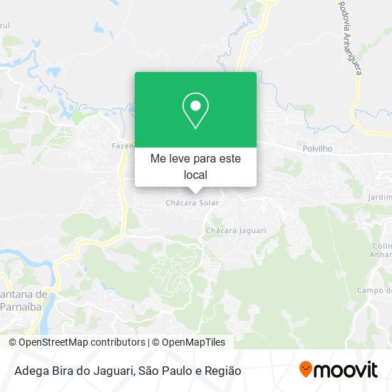 Adega Bira do Jaguari mapa