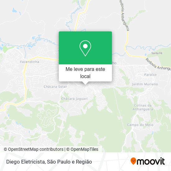 Diego Eletricista mapa