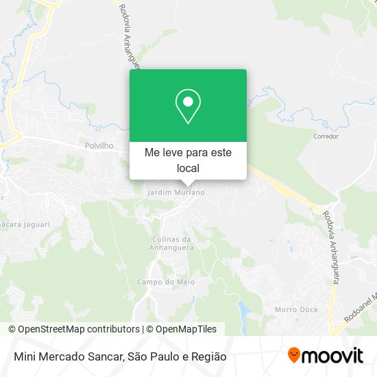 Mini Mercado Sancar mapa