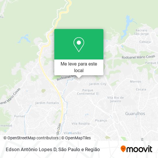 Edson Antônio Lopes D mapa