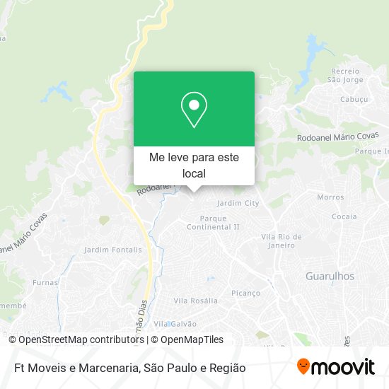 Ft Moveis e Marcenaria mapa