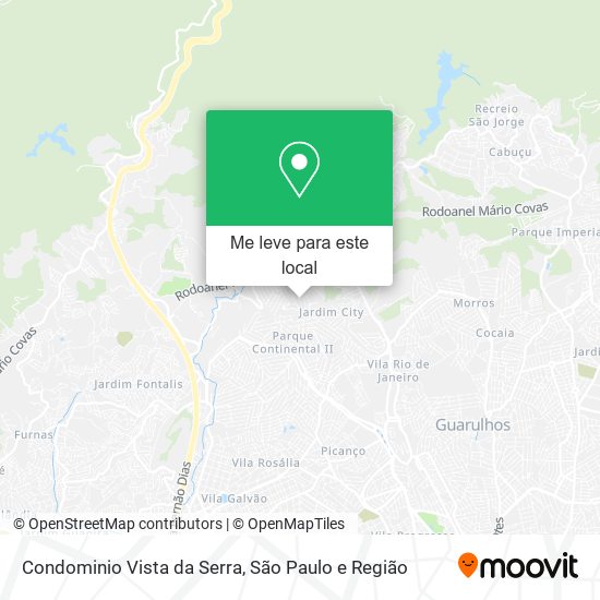 Condominio Vista da Serra mapa