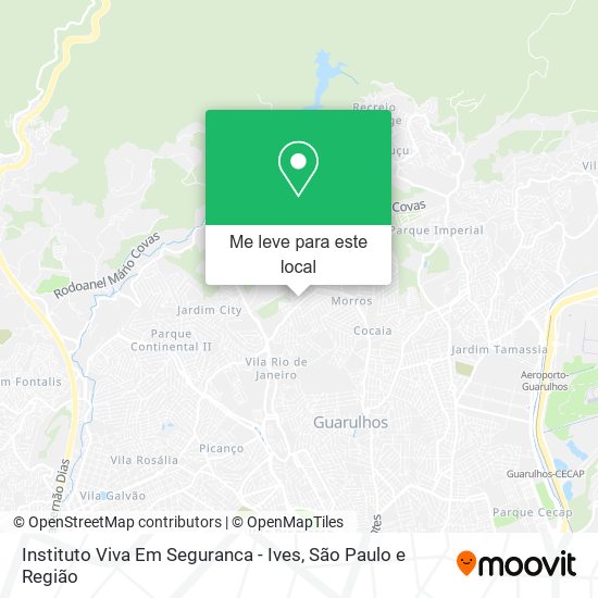 Instituto Viva Em Seguranca - Ives mapa