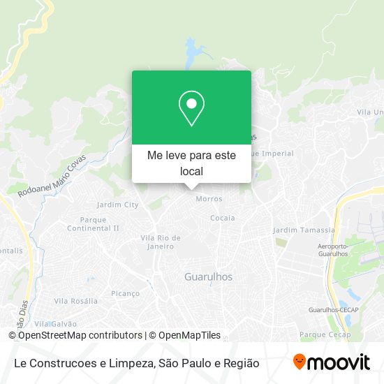Le Construcoes e Limpeza mapa