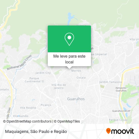 Maquiagens mapa