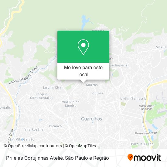 Pri e as Corujinhas Ateliê mapa