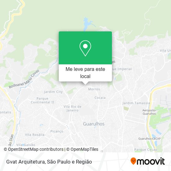 Gvat Arquitetura mapa