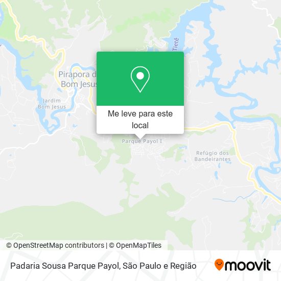 Padaria Sousa Parque Payol mapa